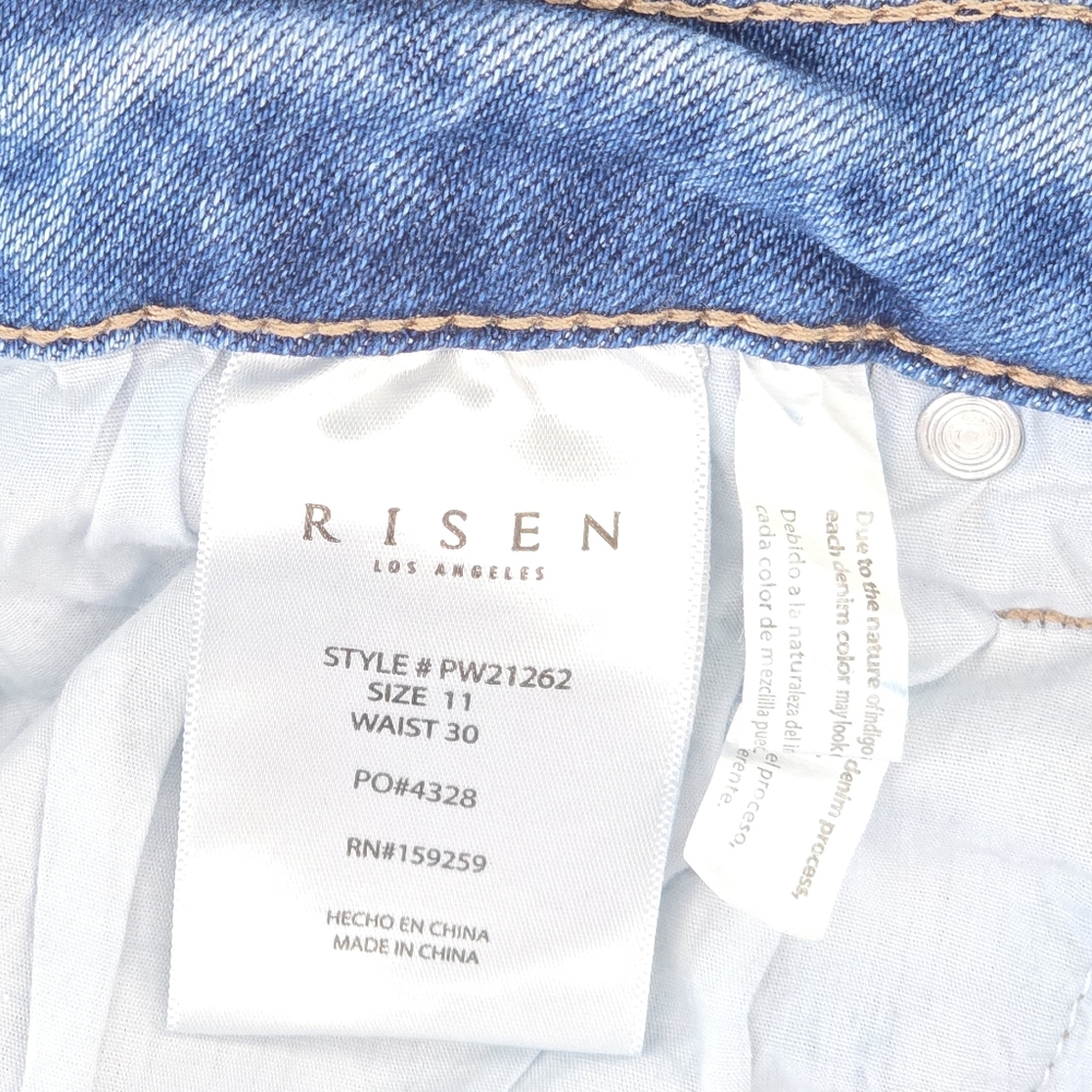 Risen Los Angeles High Rise Wide Leg Jeans Women's Size 11/30 - Picture 13 of 14